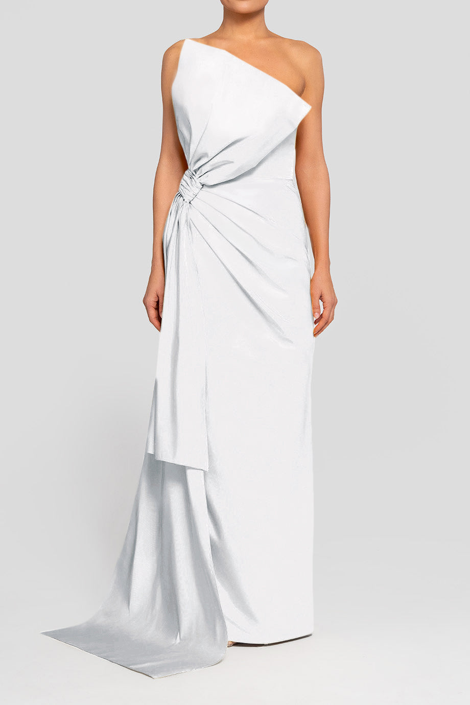 Nadine Silk Faille Column Gown – ALEXIA MARÍA