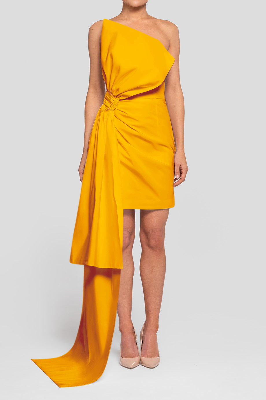 nadine mini dress Nadine Silk Faille Mini Dress