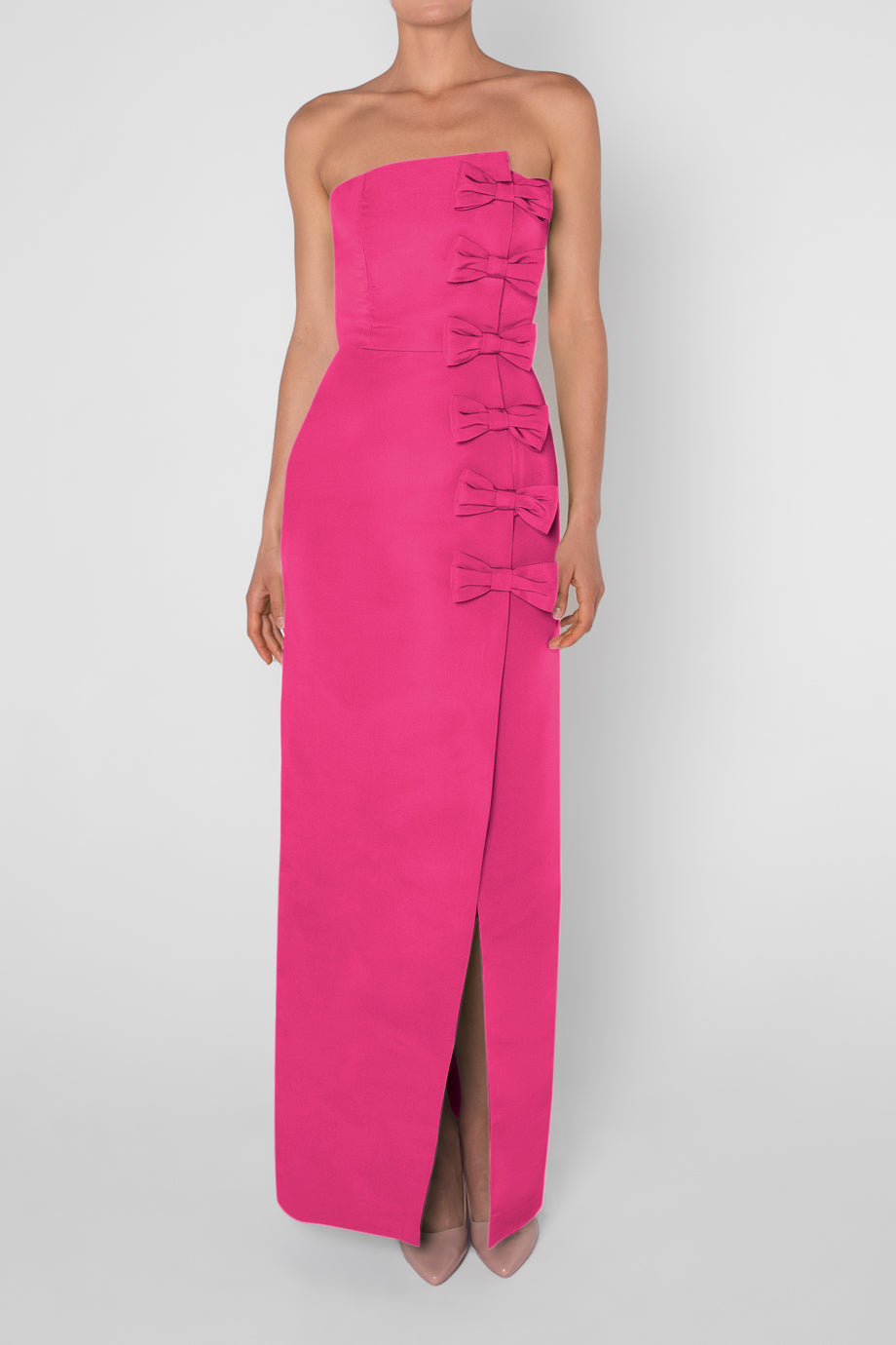 long red dress with short sleeves Rust Ribbed Knit Bodice Maxi Dress - Short Sleeve Dresses