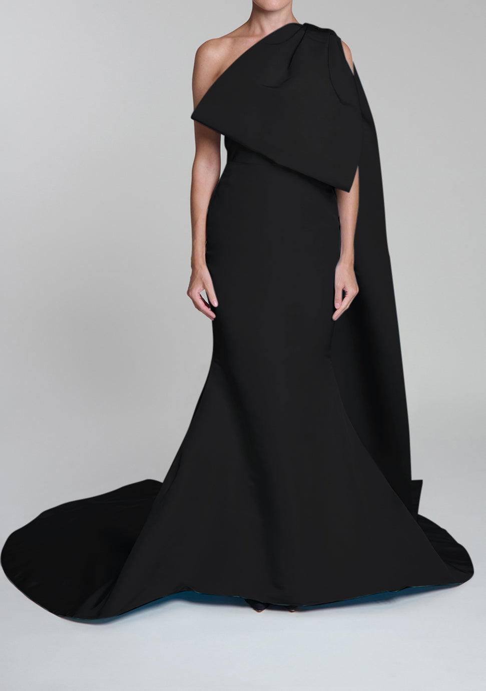 green emerald velvet dress Side-Sash Long Satin Formal Dress main image 0