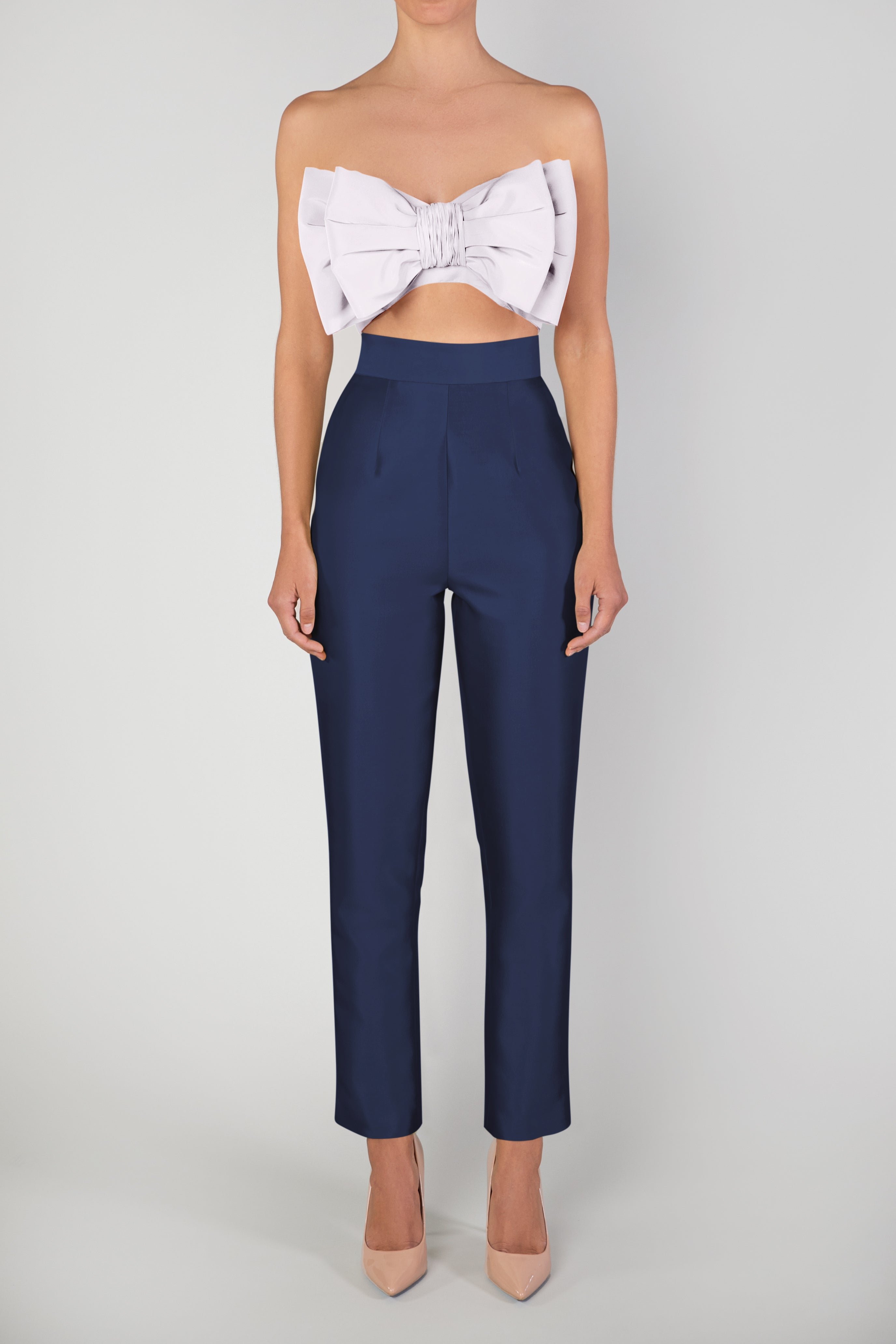 Silk and Wool Cigarette Pants – ALEXIA MARÍA