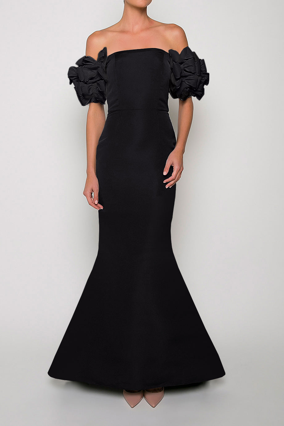 Cornelia Silk Faille Mermaid Gown – ALEXIA MARÍA - Main Image