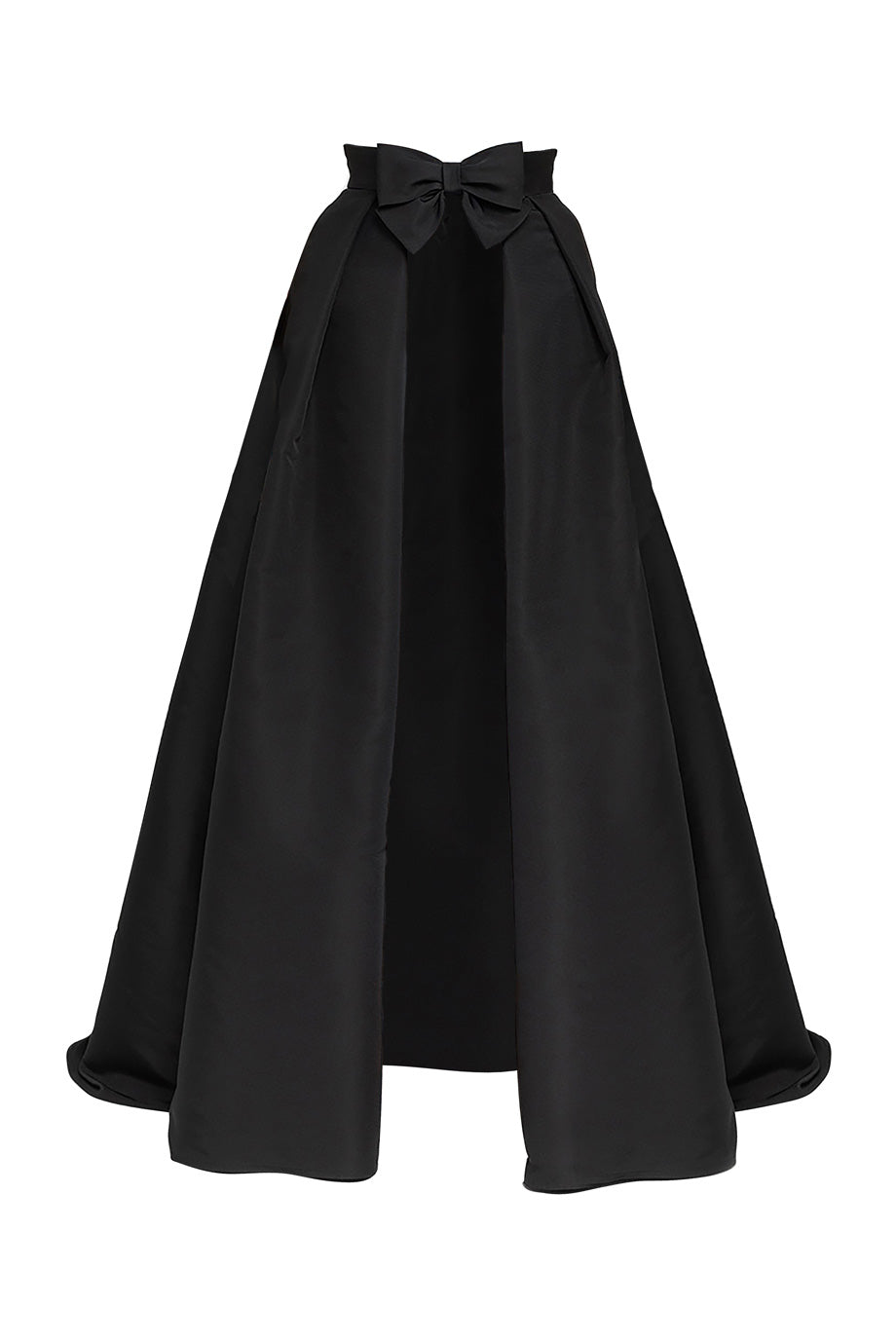 French Bow Silk Faille Convertible Skirt