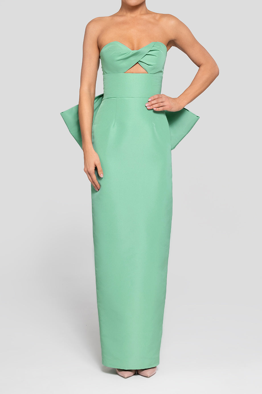 Hazel Silk Faille Column Gown Hazel Silk Faille Column Gown