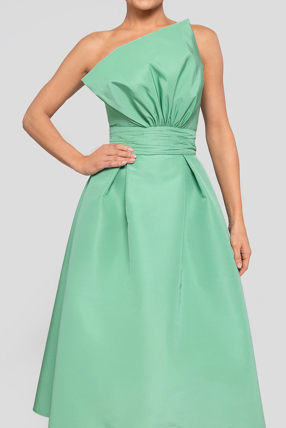 willow silk dress Ulla Johnson Anastasia Gown in Olive