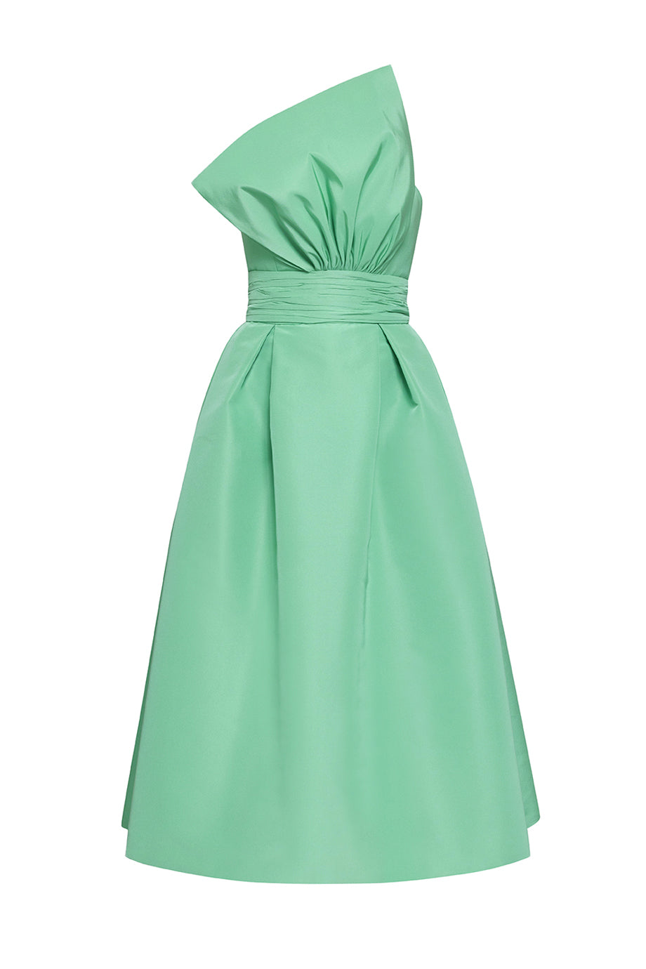 Willow Silk Faille Full Midi Dress – ALEXIA MARÍA