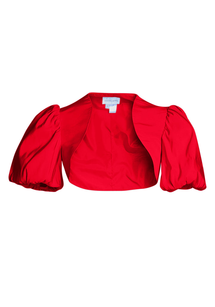 Silk Faille Bolero – ALEXIA MARÍA