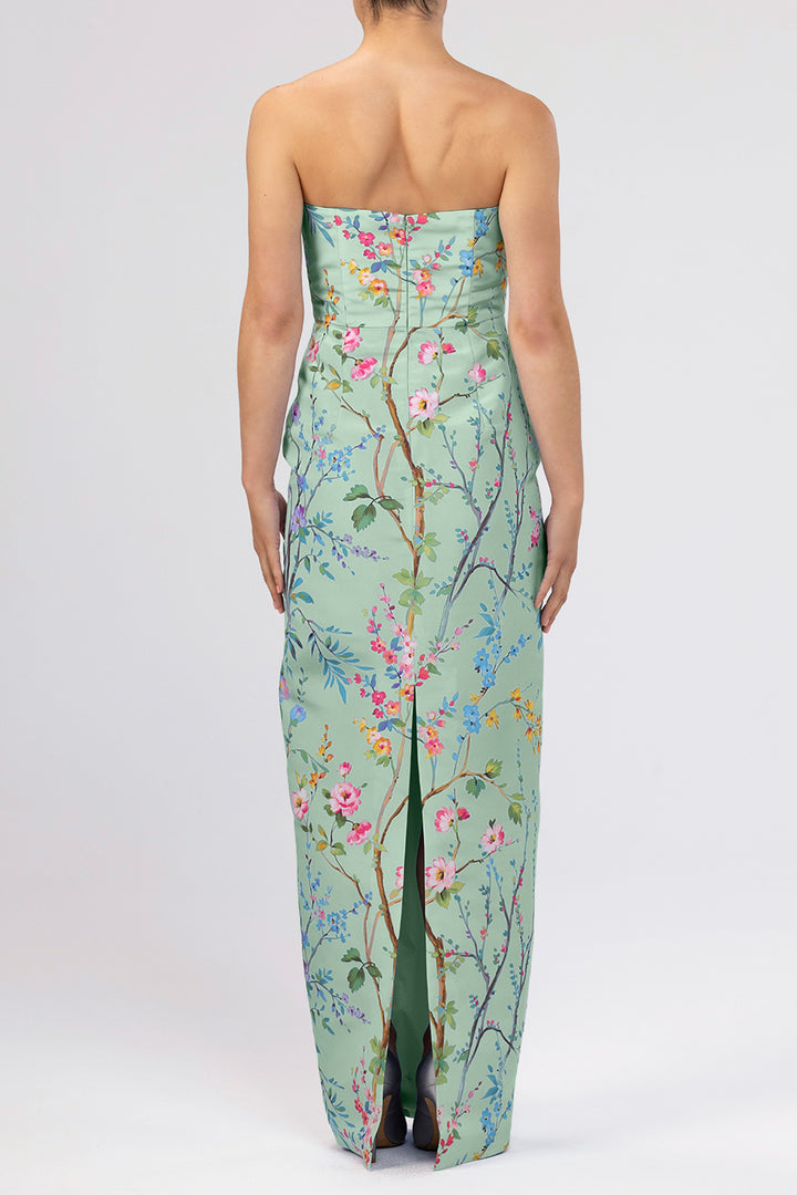Elizabeth Garden Reverie Silk Faille Column Gown