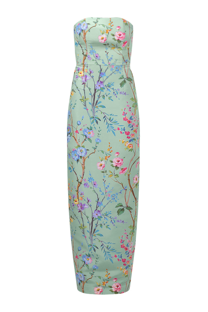 Elizabeth Garden Reverie Silk Faille Column Gown