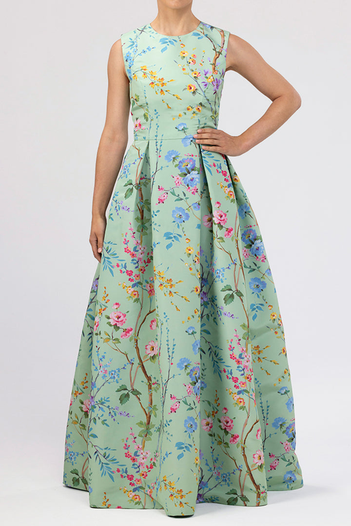 Grace Garden Reverie Silk Faille Ball Gown