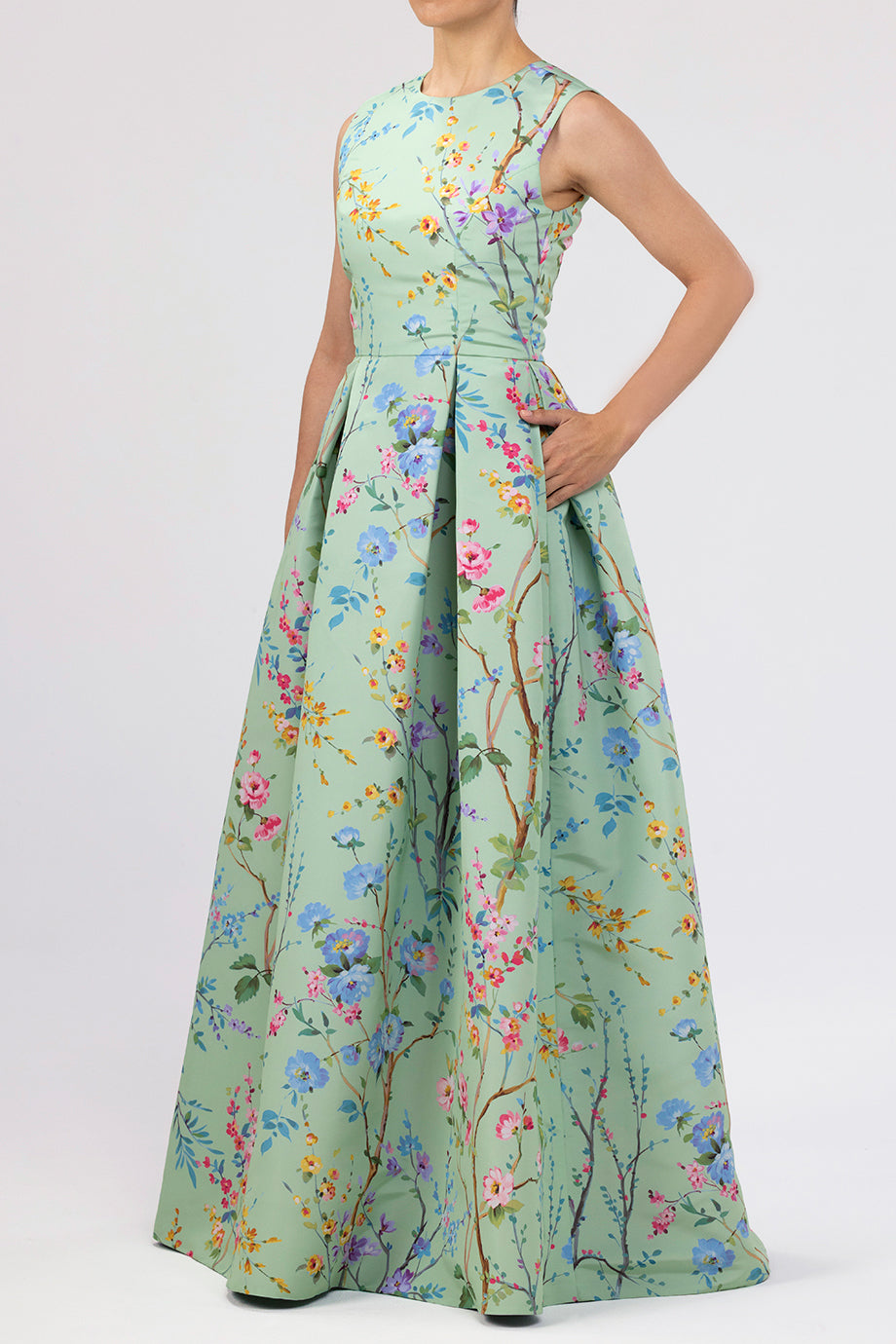Grace Garden Reverie Silk Faille Ball Gown