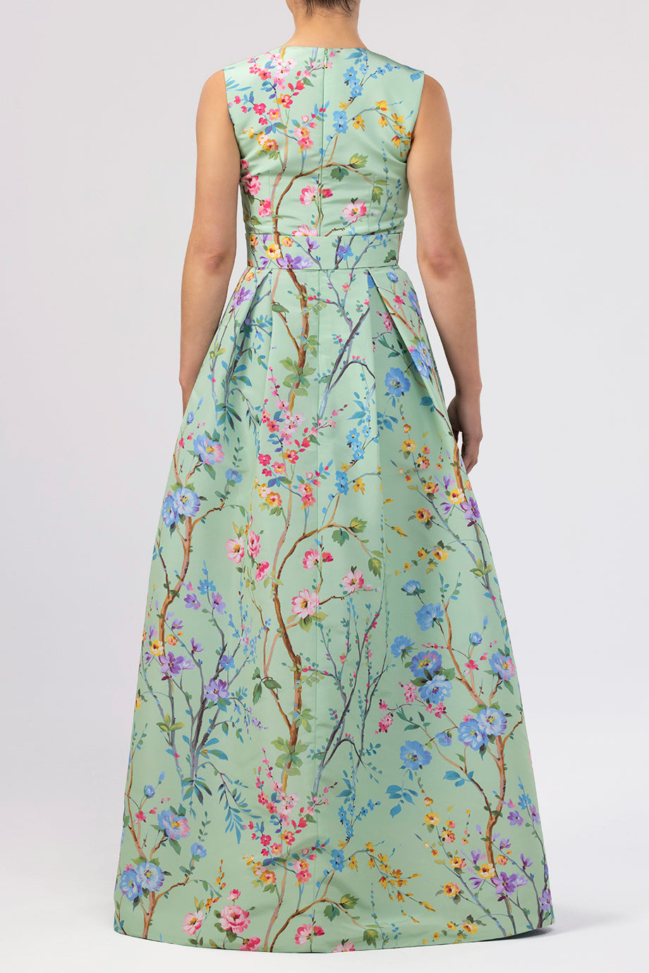 Grace Garden Reverie Silk Faille Ball Gown with Bow Belt