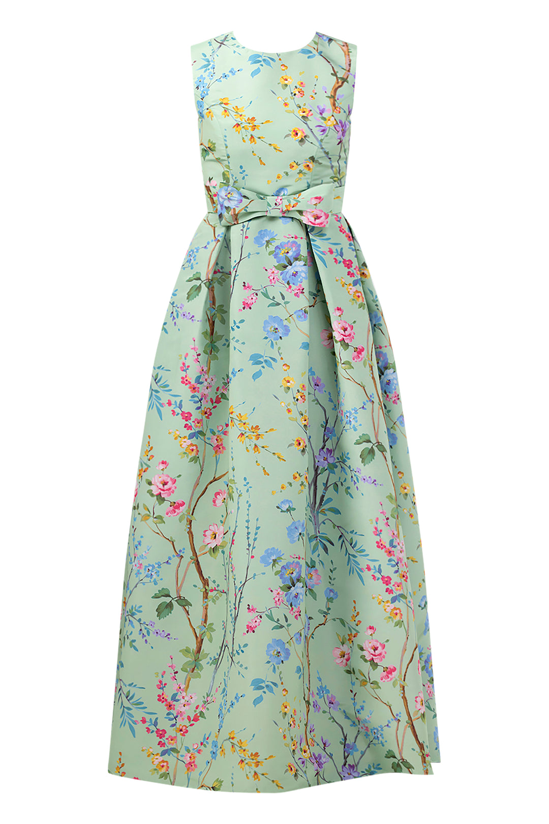 Grace Garden Reverie Silk Faille Ball Gown with Bow Belt