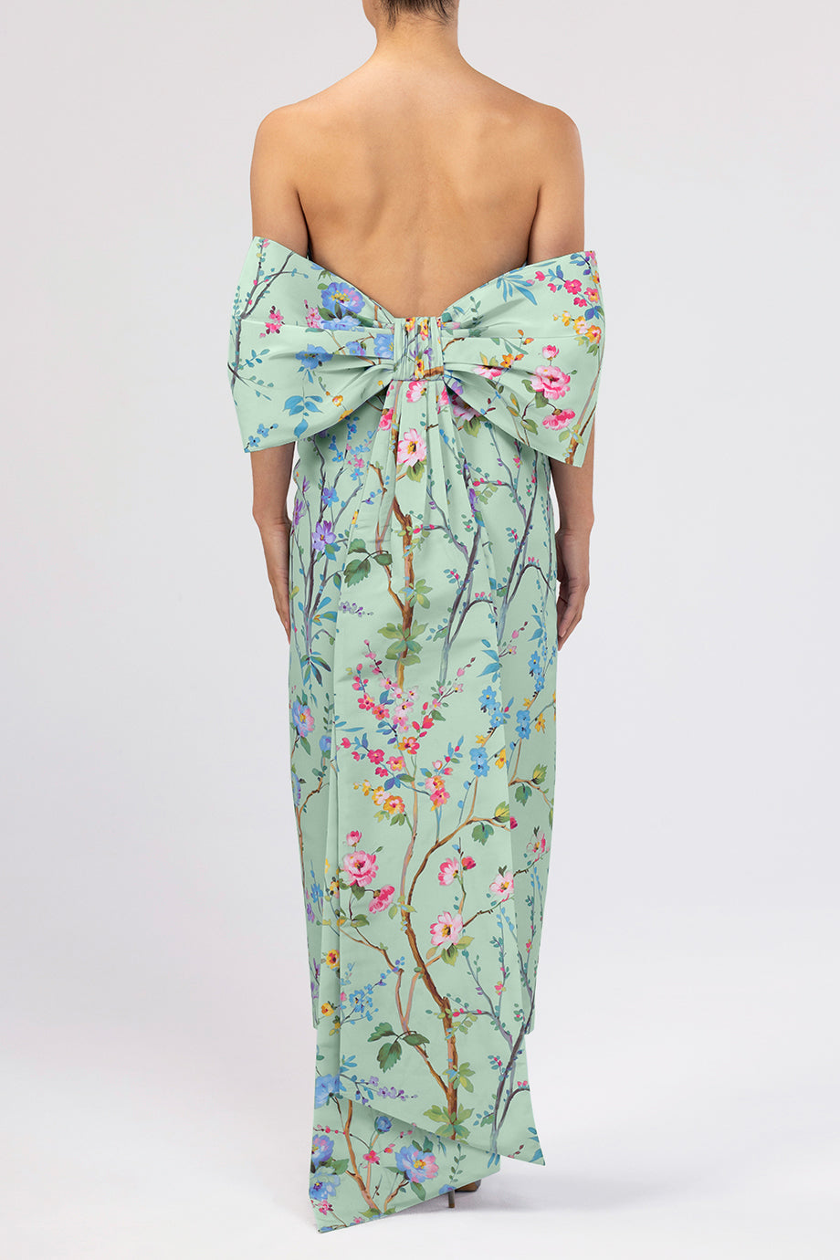 Margaret Garden Reverie Silk Faille Midi Dress