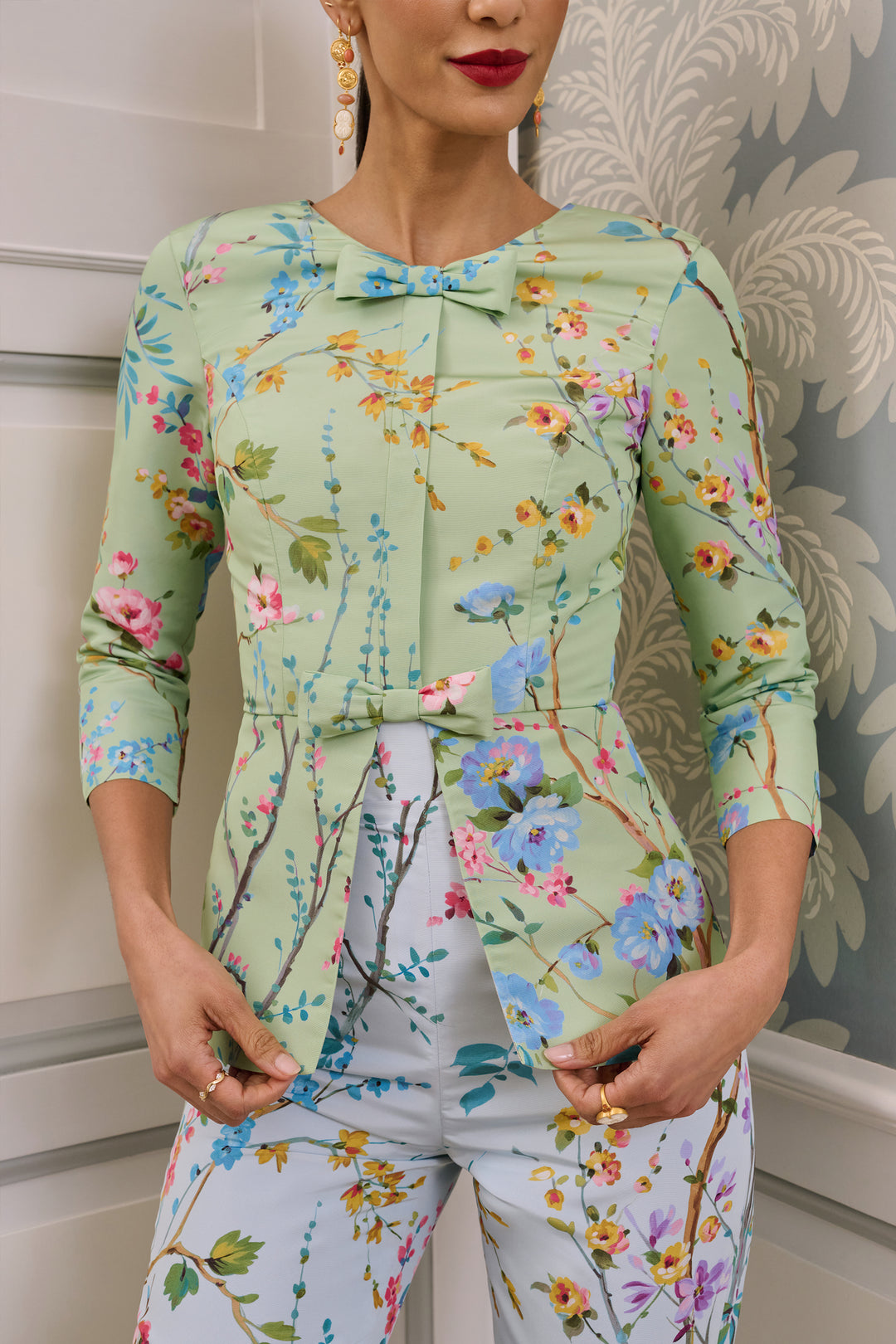 Marion Garden Reverie Silk Faille Top
