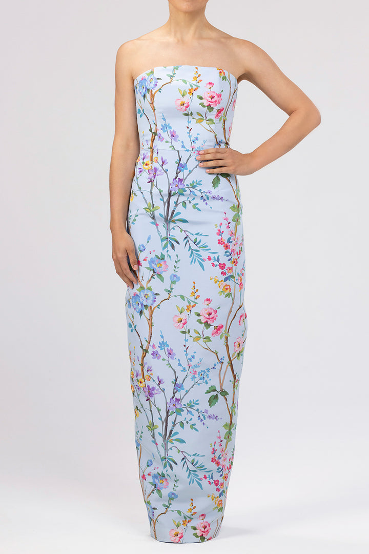 Elizabeth Garden Reverie Silk Faille Column Gown
