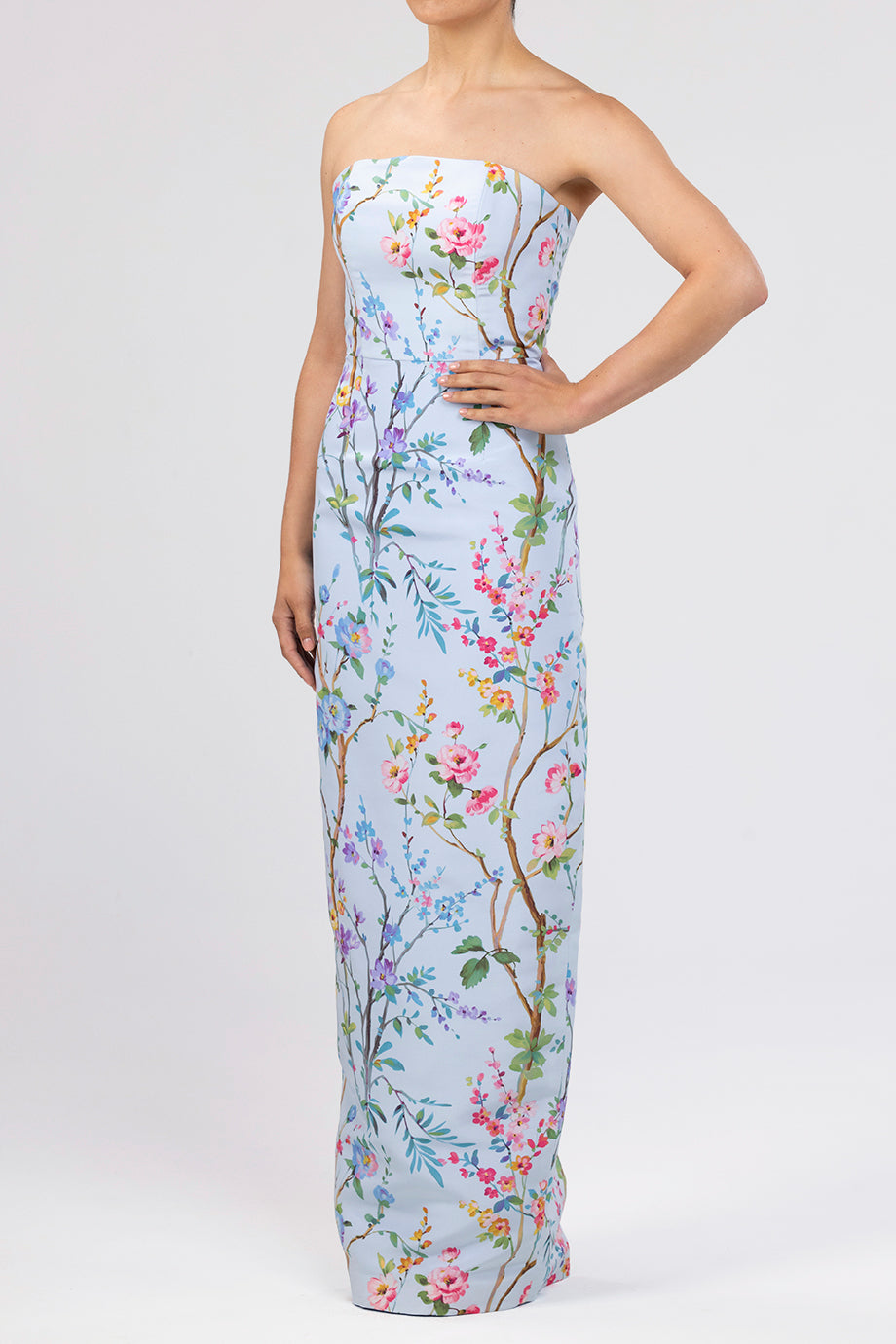 Elizabeth Garden Reverie Silk Faille Column Gown