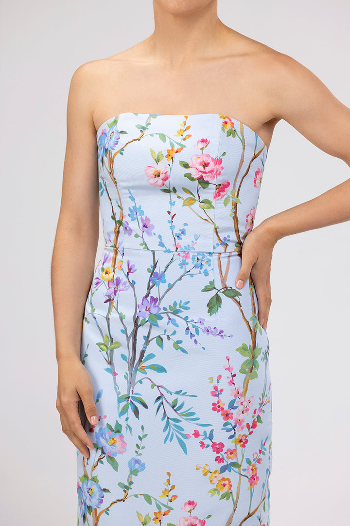 Elizabeth Garden Reverie Silk Faille Column Gown