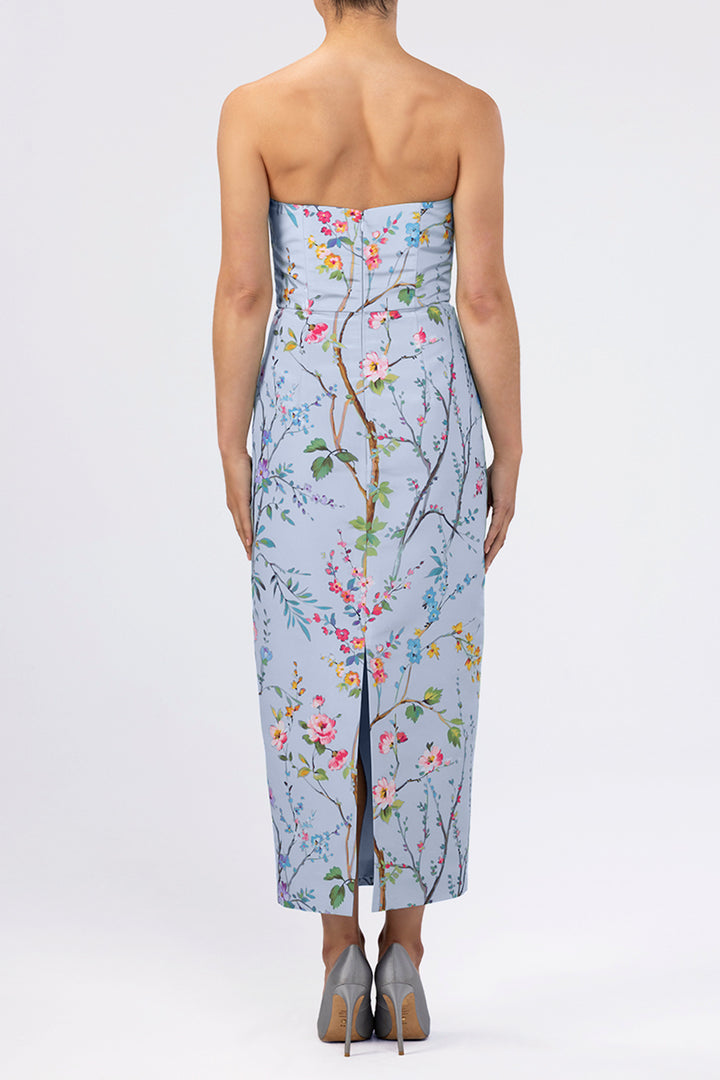 Elizabeth Garden Reverie Silk Faille Midi Dress