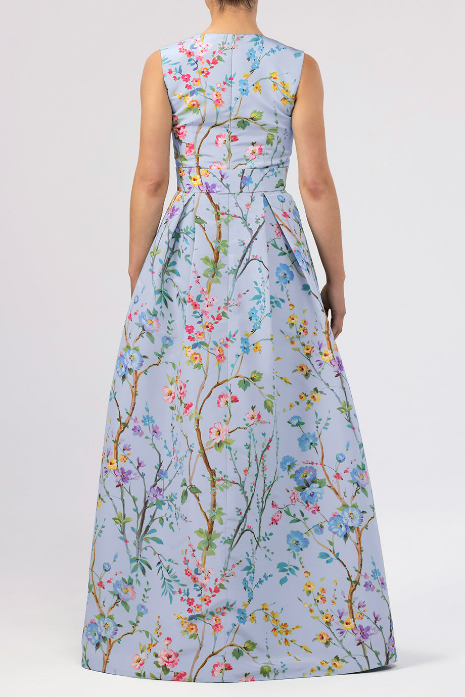 Grace Garden Reverie Silk Faille Ball Gown with Bow Belt