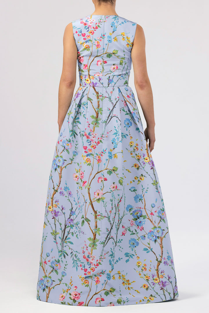 Grace Garden Reverie Silk Faille Ball Gown with Bow Belt