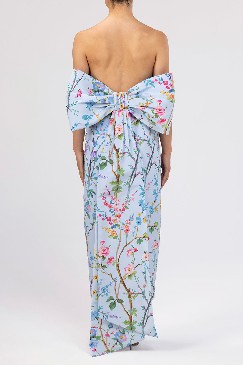 Margaret Garden Reverie Silk Faille Midi Dress