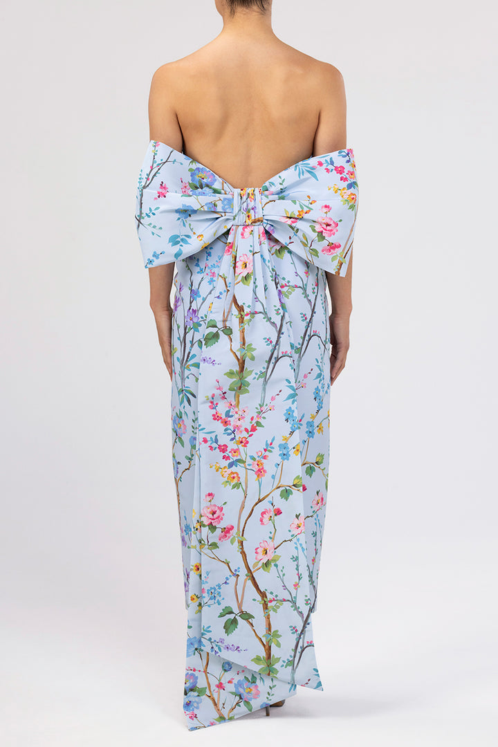 Margaret Garden Reverie Silk Faille Midi Dress