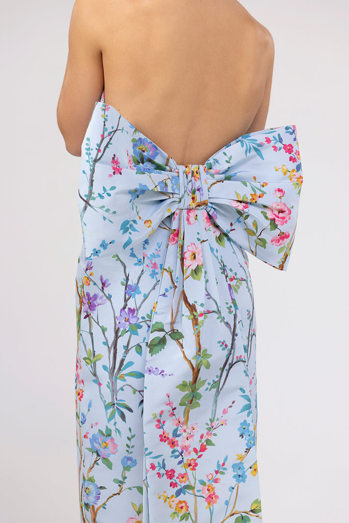 Margaret Garden Reverie Silk Faille Midi Dress