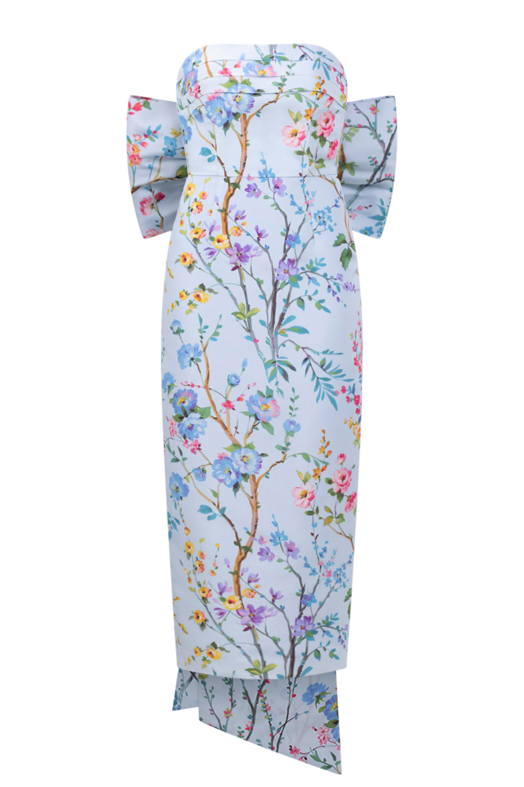 Margaret Garden Reverie Silk Faille Midi Dress