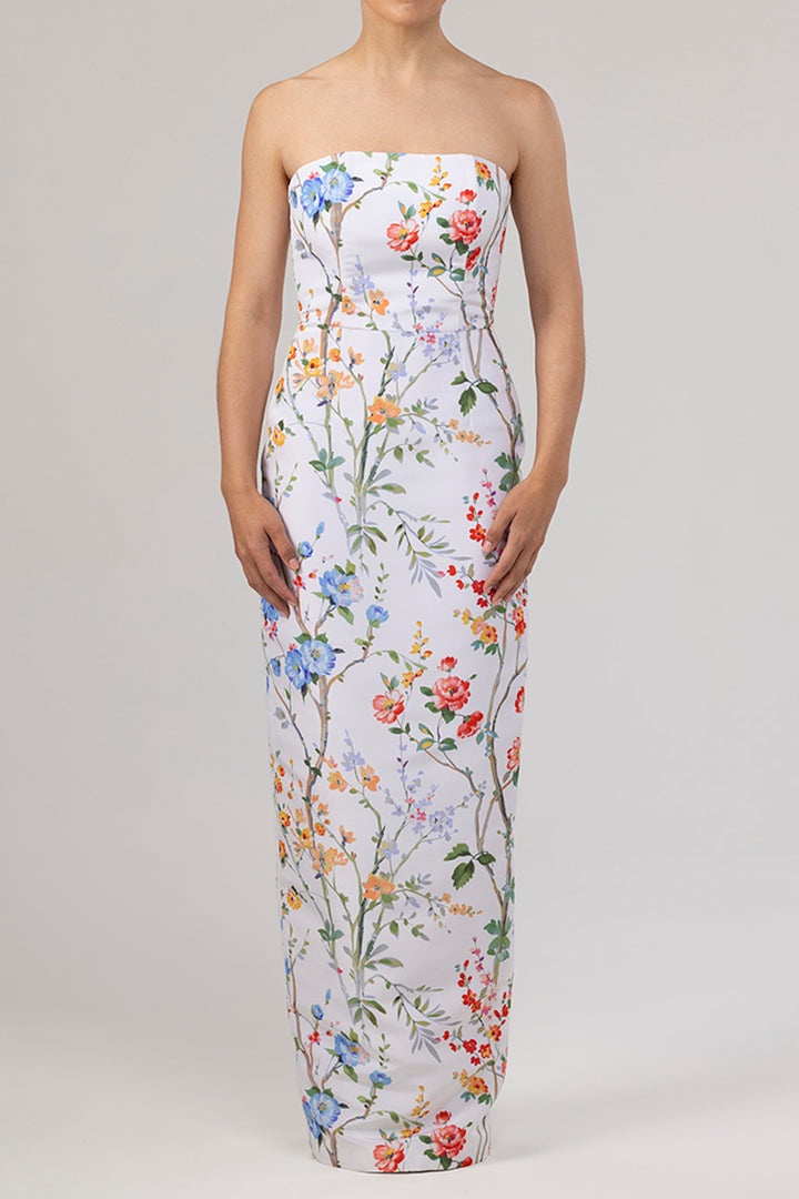 Elizabeth Garden Reverie Silk Faille Column Gown