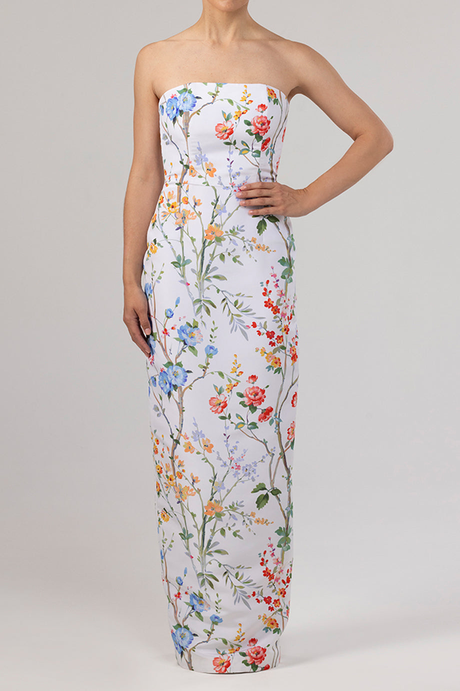Elizabeth Garden Reverie Silk Faille Column Gown