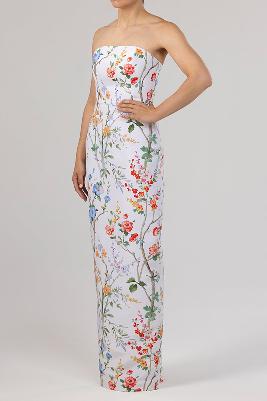 Elizabeth Garden Reverie Silk Faille Column Gown