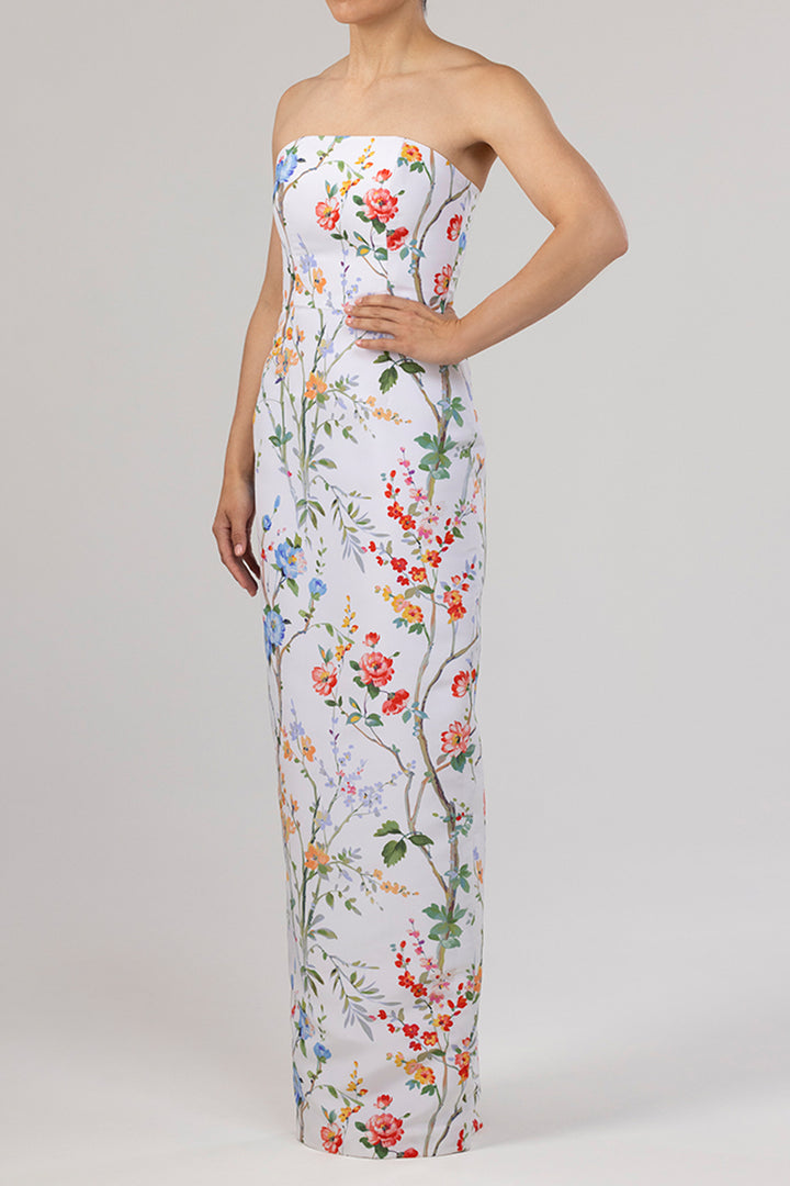 Elizabeth Garden Reverie Silk Faille Column Gown