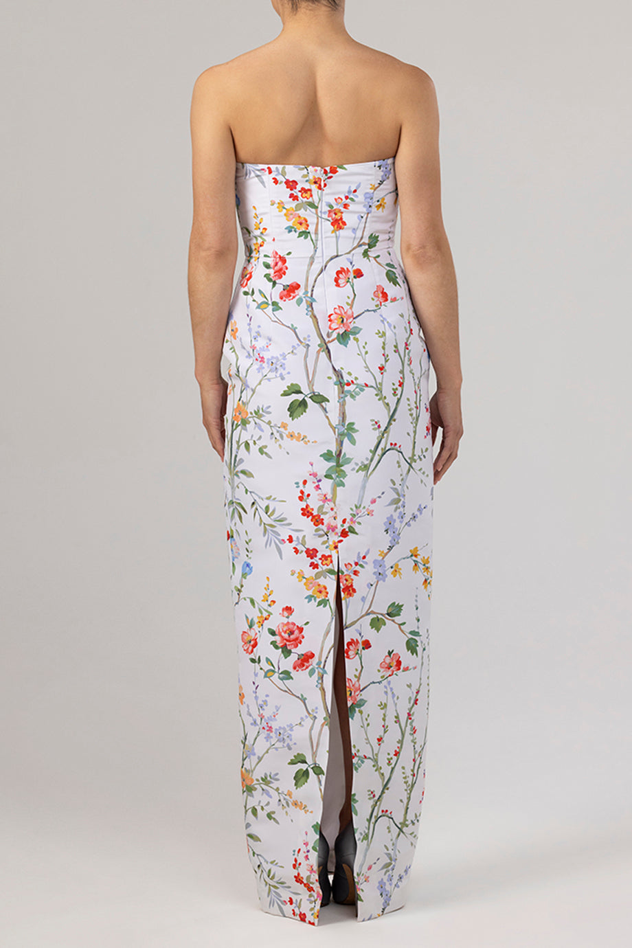 Elizabeth Garden Reverie Silk Faille Column Gown