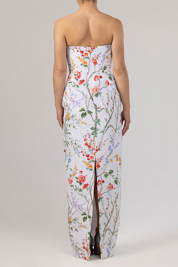 Elizabeth Garden Reverie Silk Faille Column Gown