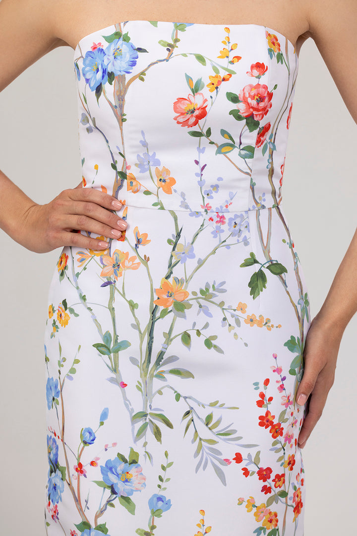 Elizabeth Garden Reverie Silk Faille Column Gown