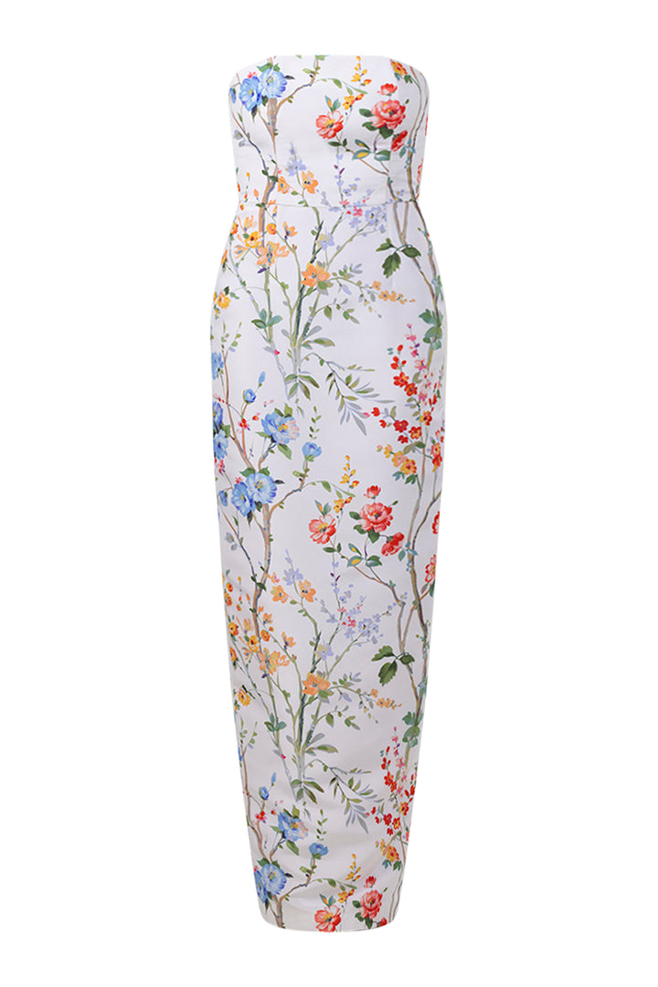 Elizabeth Garden Reverie Silk Faille Column Gown