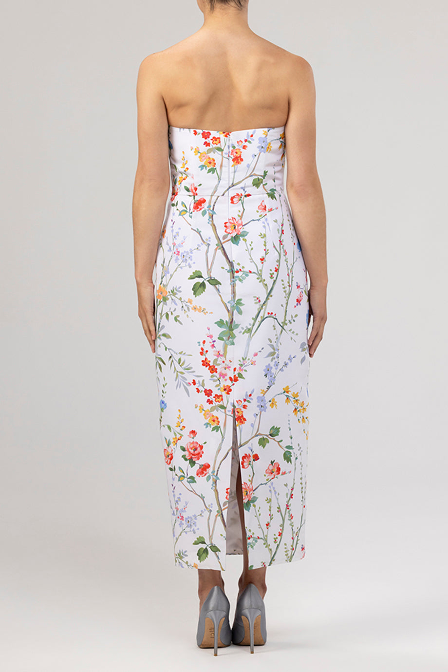Elizabeth Garden Reverie Silk Faille Midi Dress