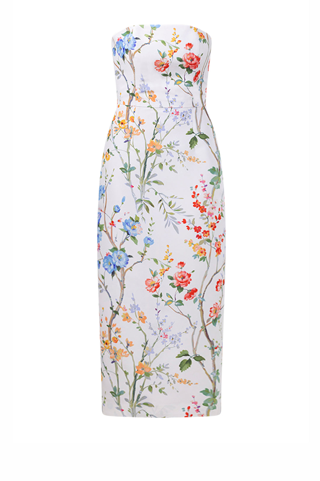 Elizabeth Garden Reverie Silk Faille Midi Dress