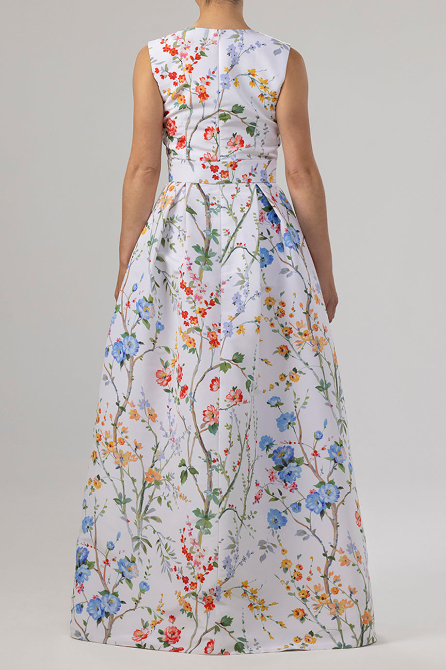 Grace Garden Reverie Silk Faille Ball Gown with Bow Belt