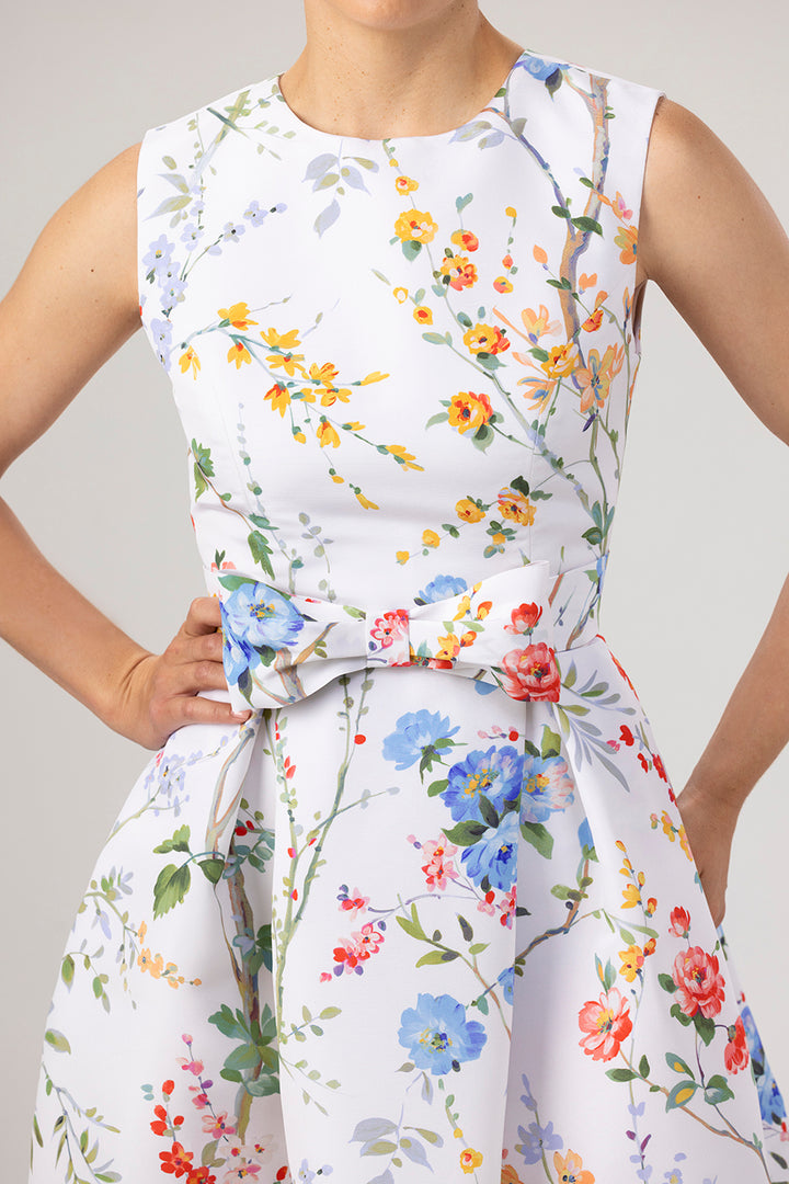 Grace Garden Reverie Silk Faille Ball Gown with Bow Belt