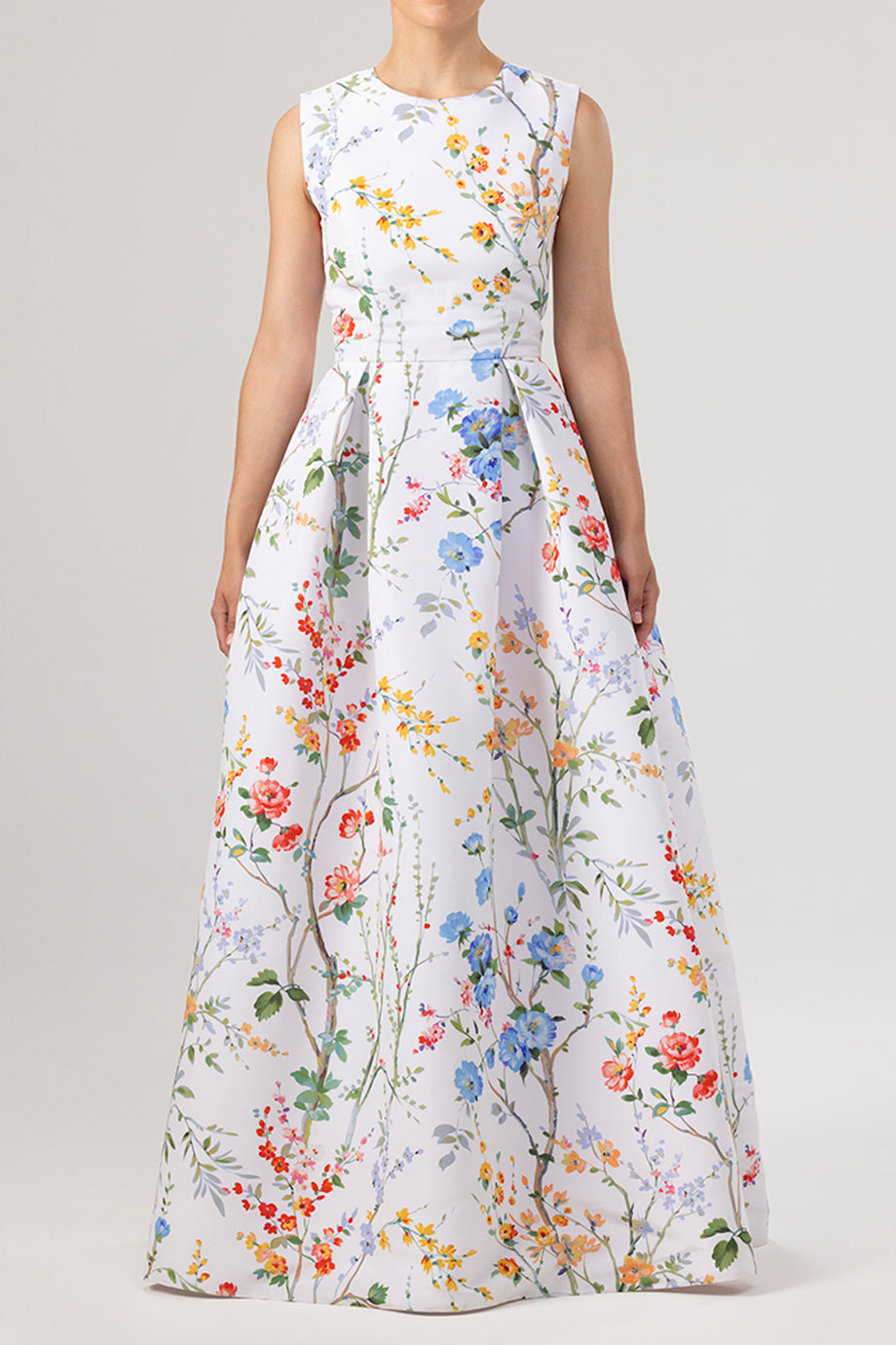 Grace Garden Reverie Silk Faille Ball Gown with Bow Belt