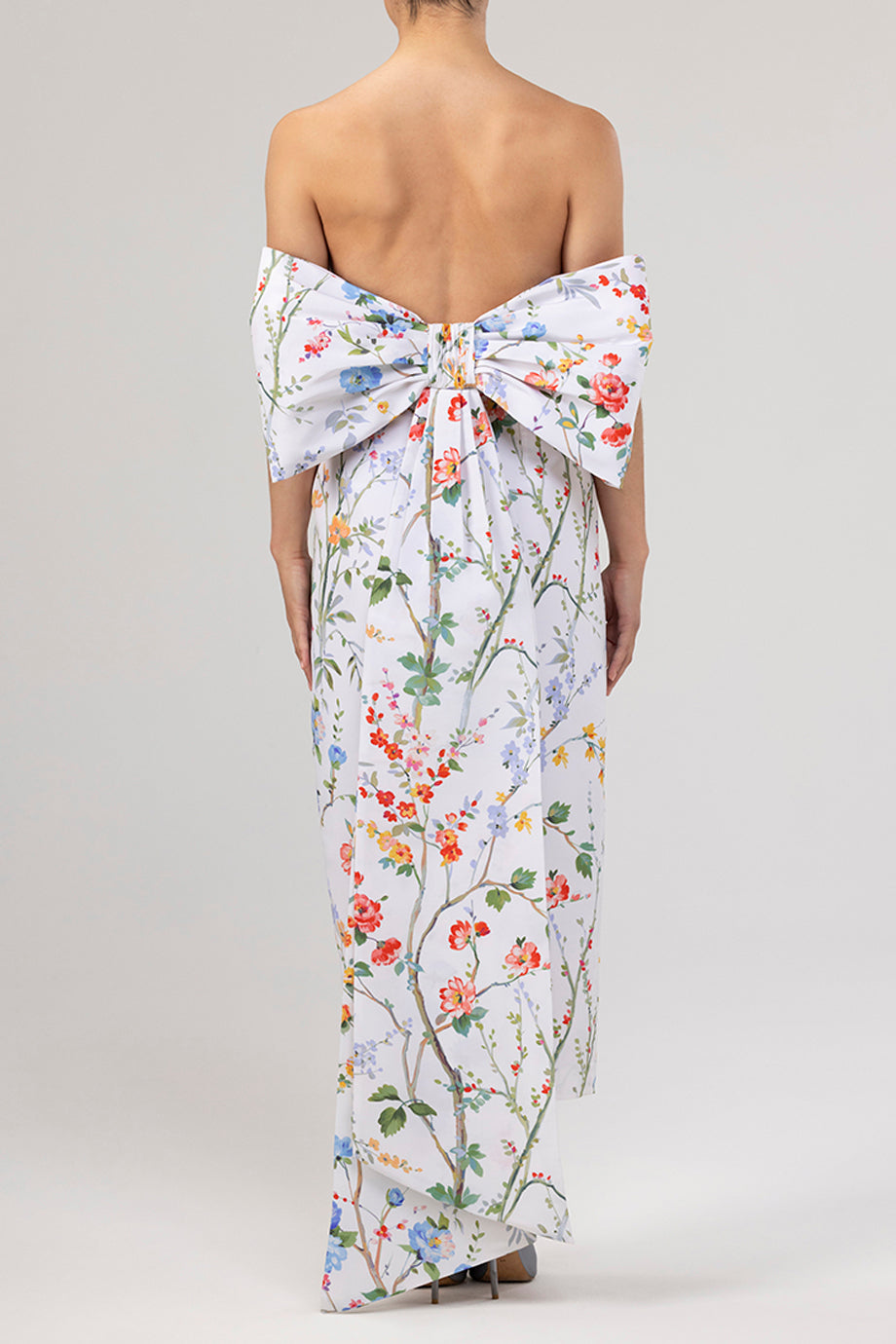 Margaret Garden Reverie Silk Faille Midi Dress