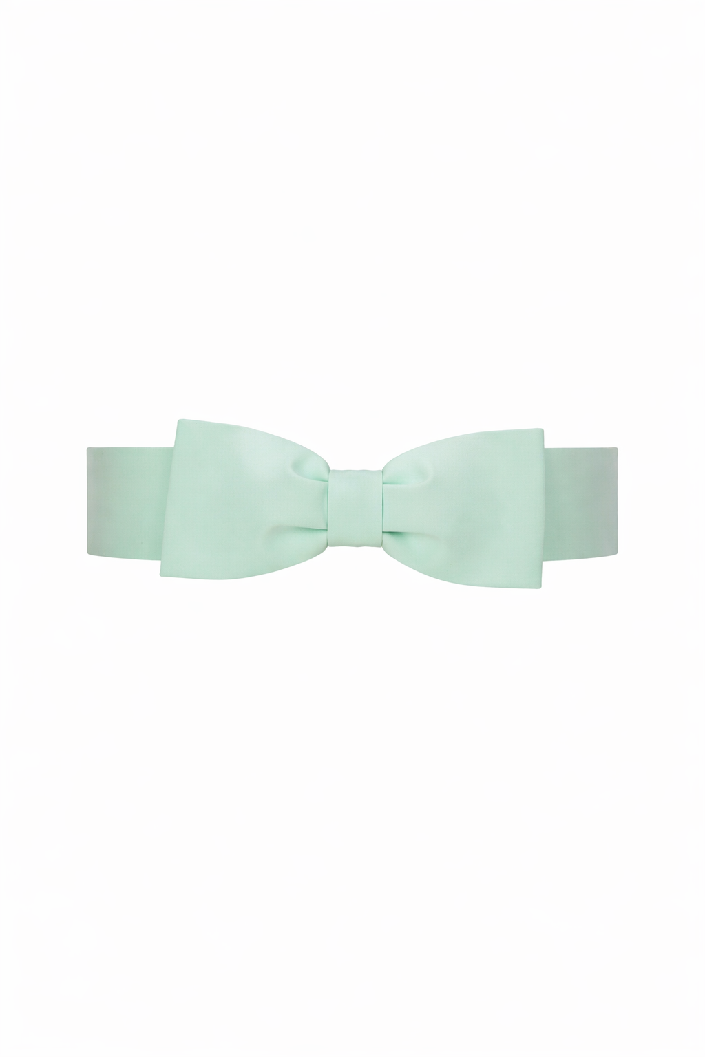 Silk Faille Bow Belt