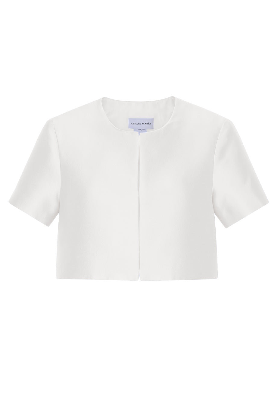 Audrey Silk and Wool Short Sleeve Jacket