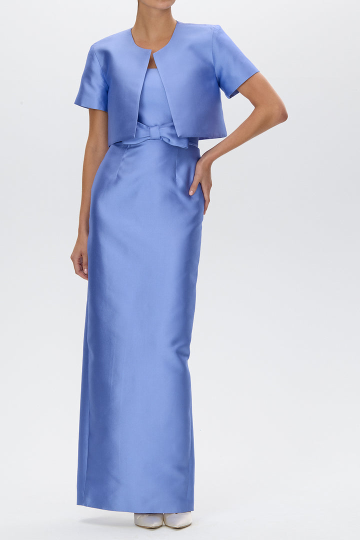 Audrey Silk and Wool Short Sleeve Jacket