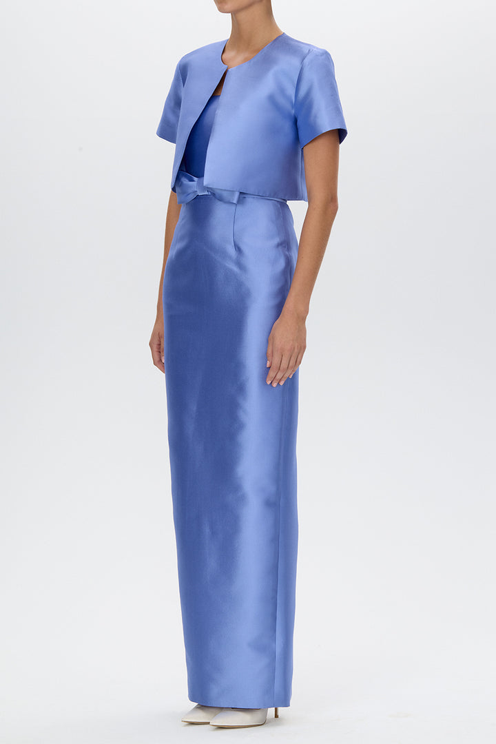 Audrey Silk and Wool Short Sleeve Jacket