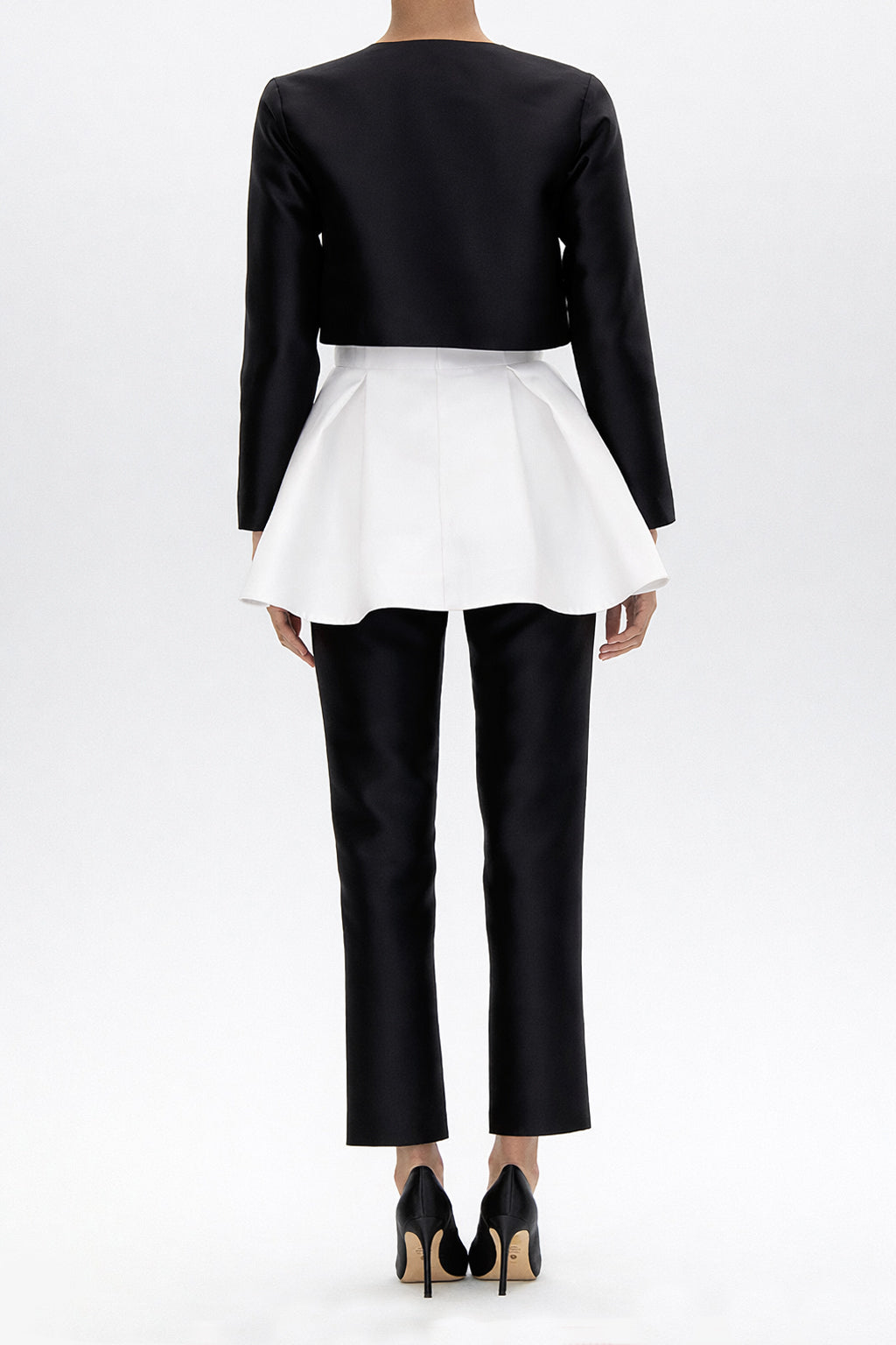 Carolyn Silk and Wool Long Sleeve Jacket