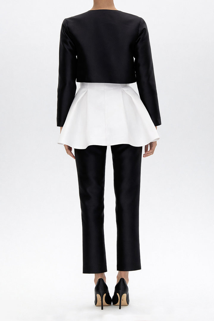 Carolyn Silk and Wool Long Sleeve Jacket