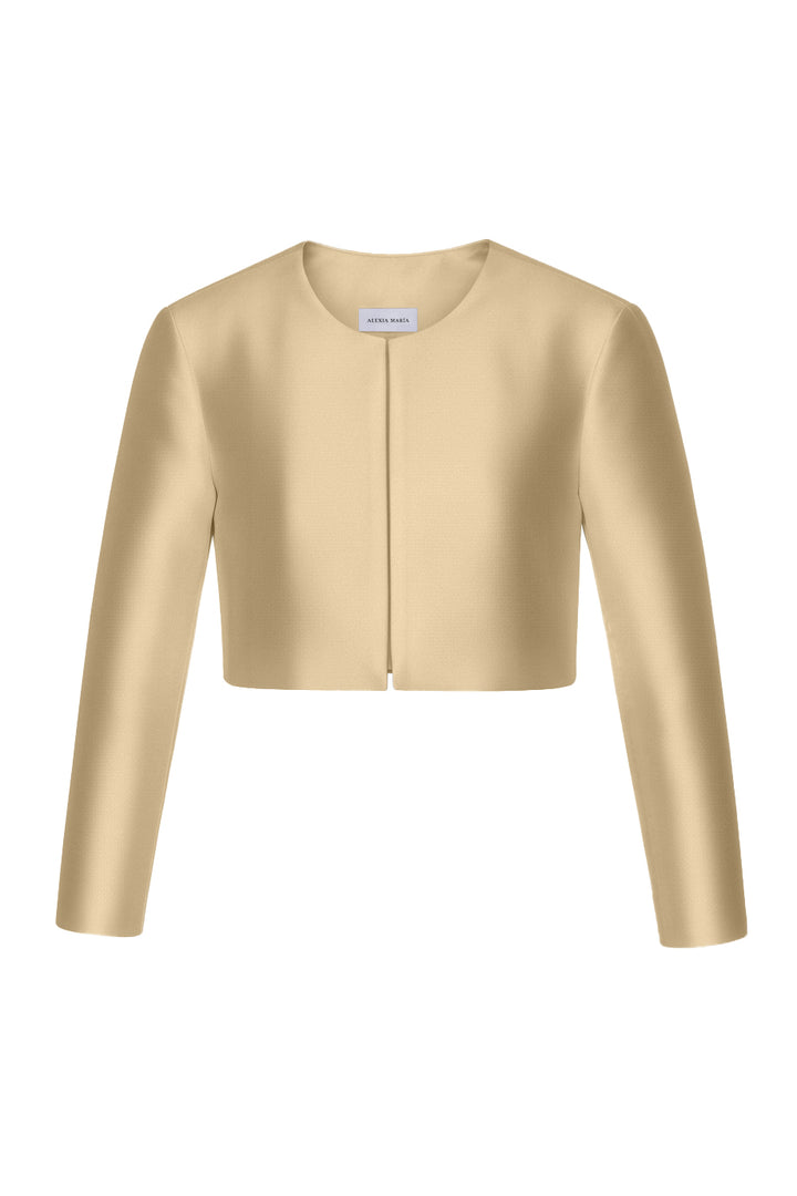 Carolyn Silk and Wool Long Sleeve Jacket